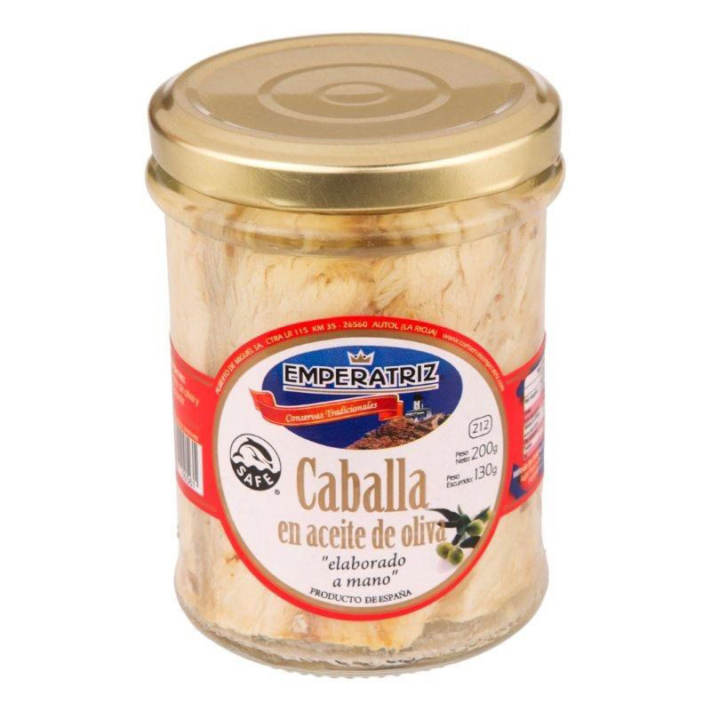 CABALLA EN ACEITE DE OLIVA TARRO 200g